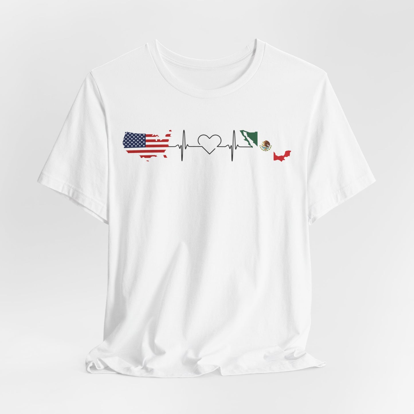 Heritage Heartbeat Tee: USA & Mexico