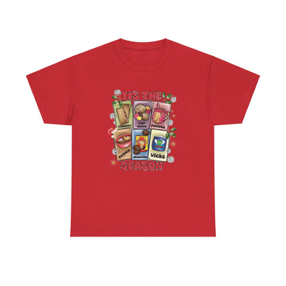 Mexican Christmas Loteria Unisex Heavy Cotton Tee