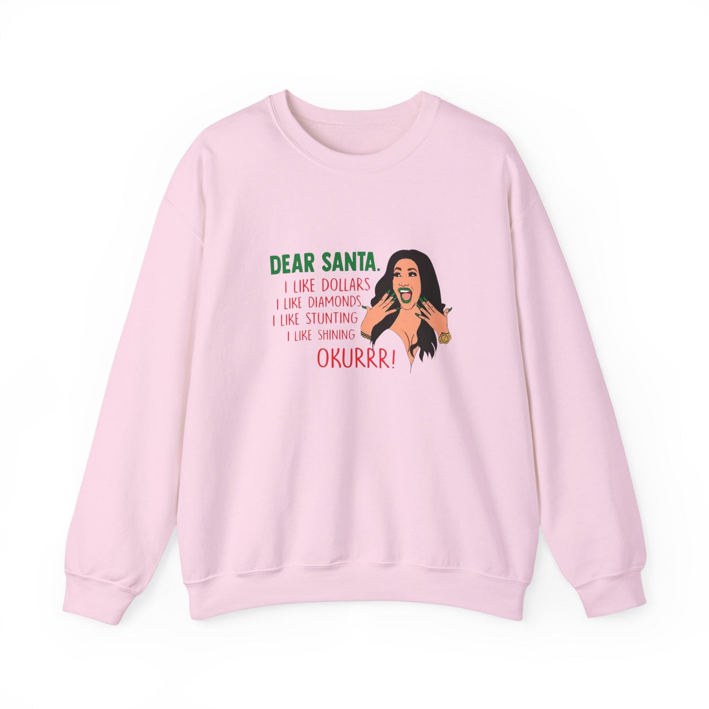 Cardi B Christmas Funny Sweatshirt