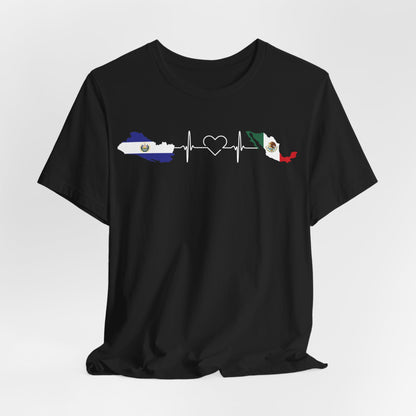 Heritage Heartbeat Tee: El Salvador & Mexico