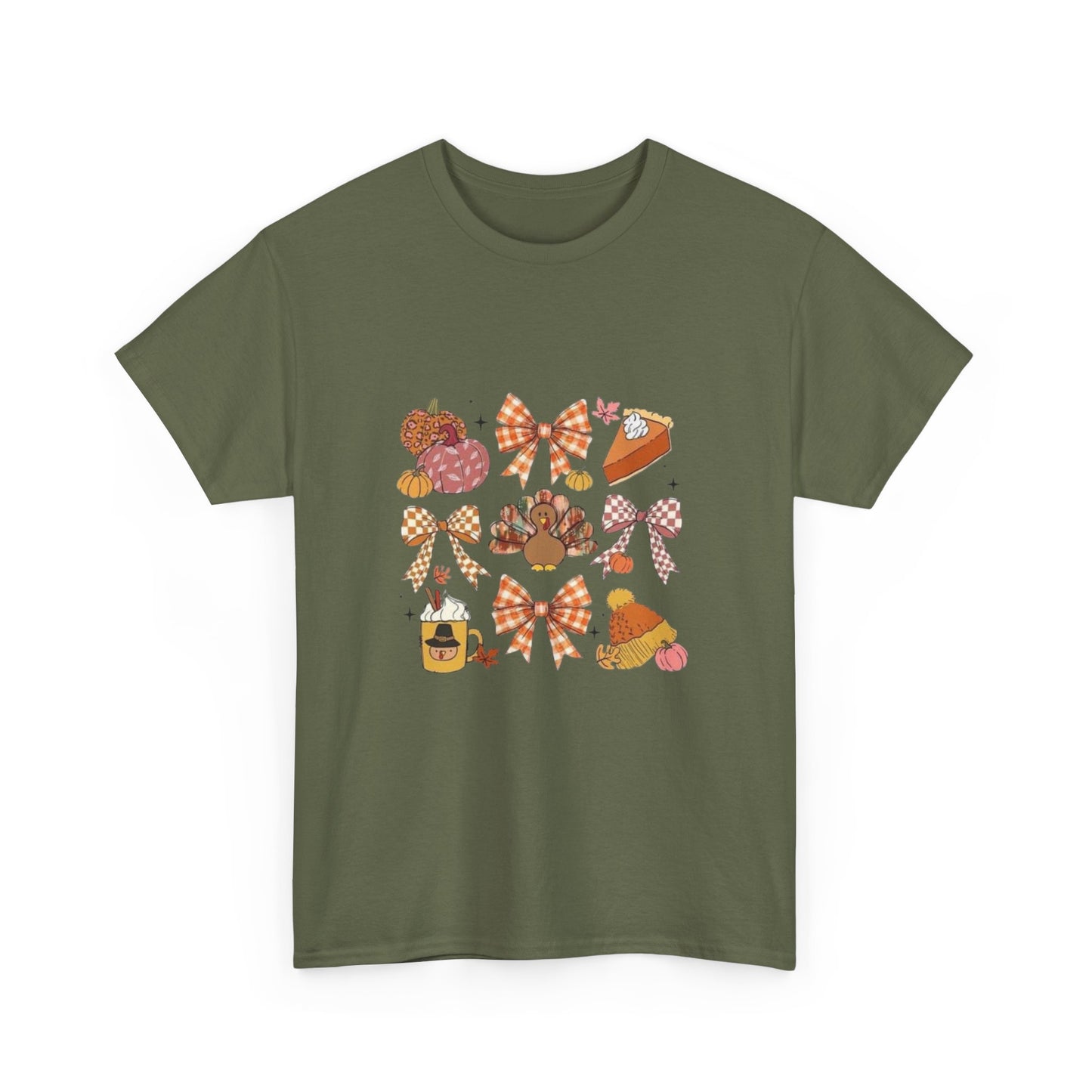 Coquette Thanksgiving Unisex Tee, Retro Holiday Shirt