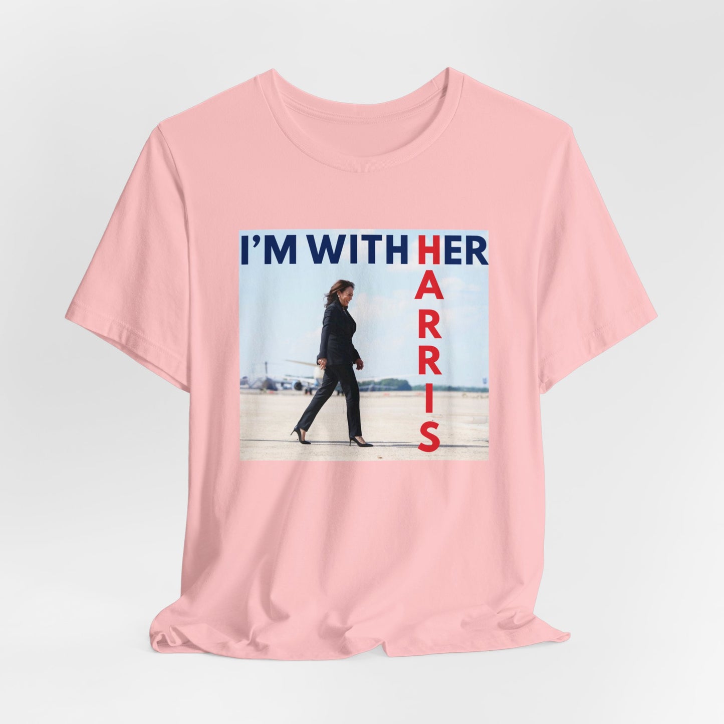 I'M WITH HER HARRIS Unisex Jersey Short Sleeve Tee