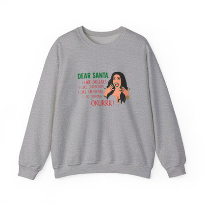 Cardi B Christmas Funny Sweatshirt