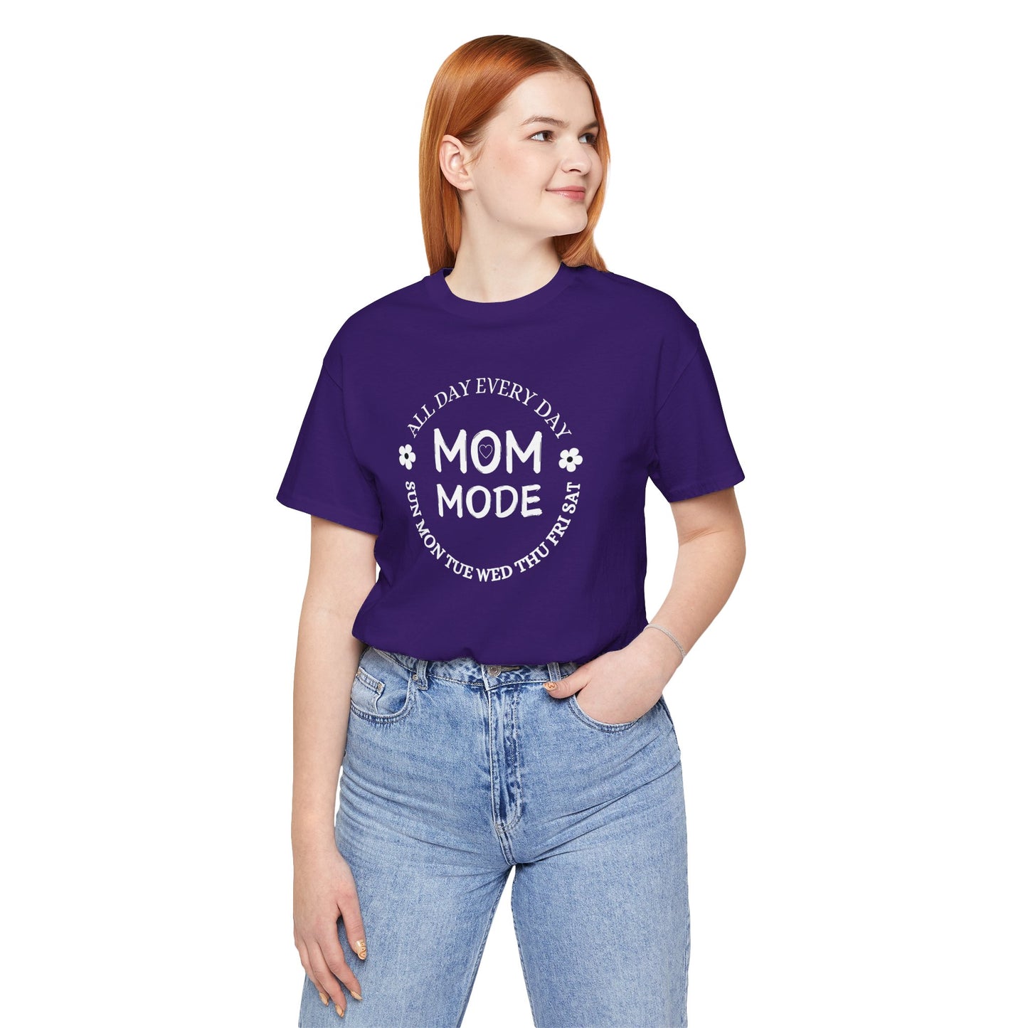 Mom Mode All Day Every Day Classic Unisex Jersey Tee