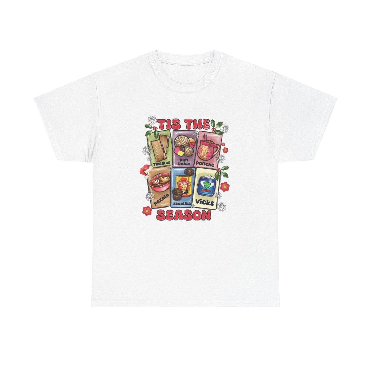 Mexican Christmas Loteria Unisex Heavy Cotton Tee