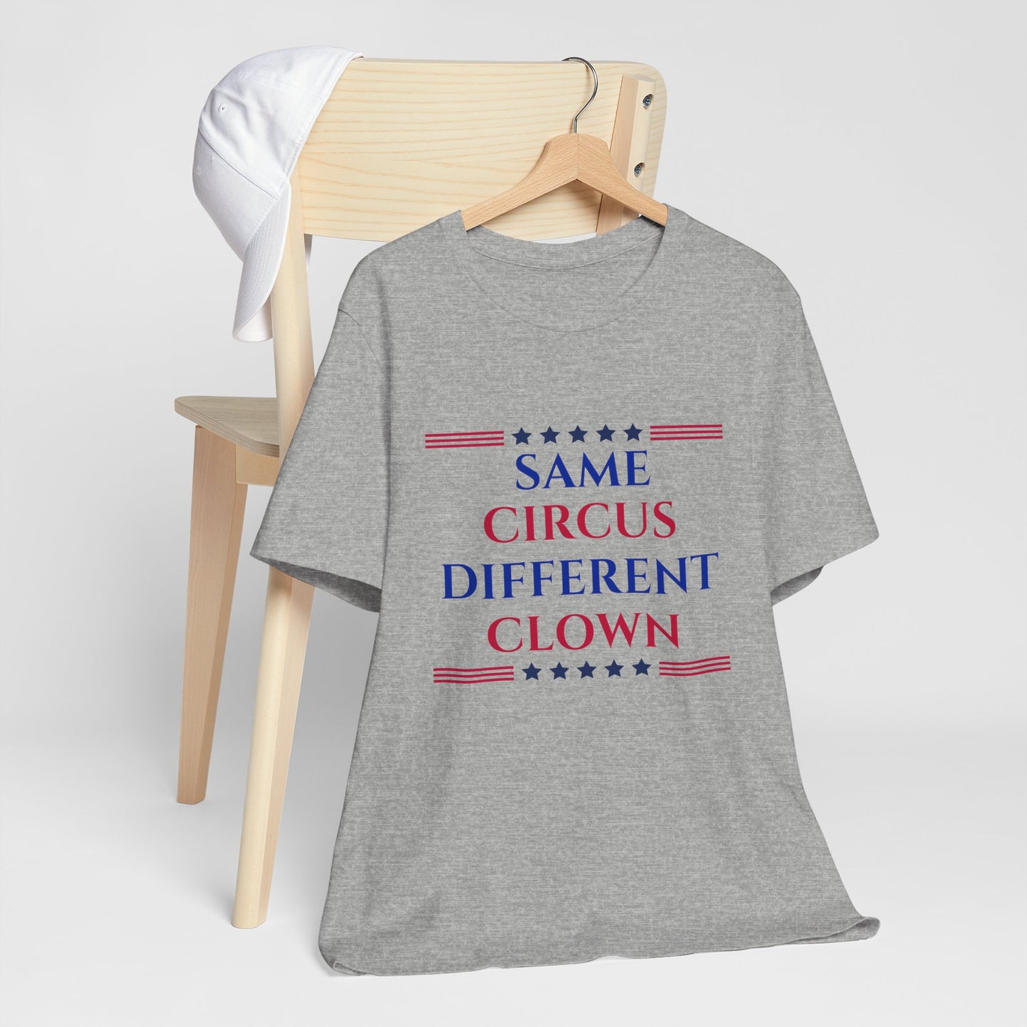 Same Circus Different Clown USA Unisex Jersey Short Sleeve Tee