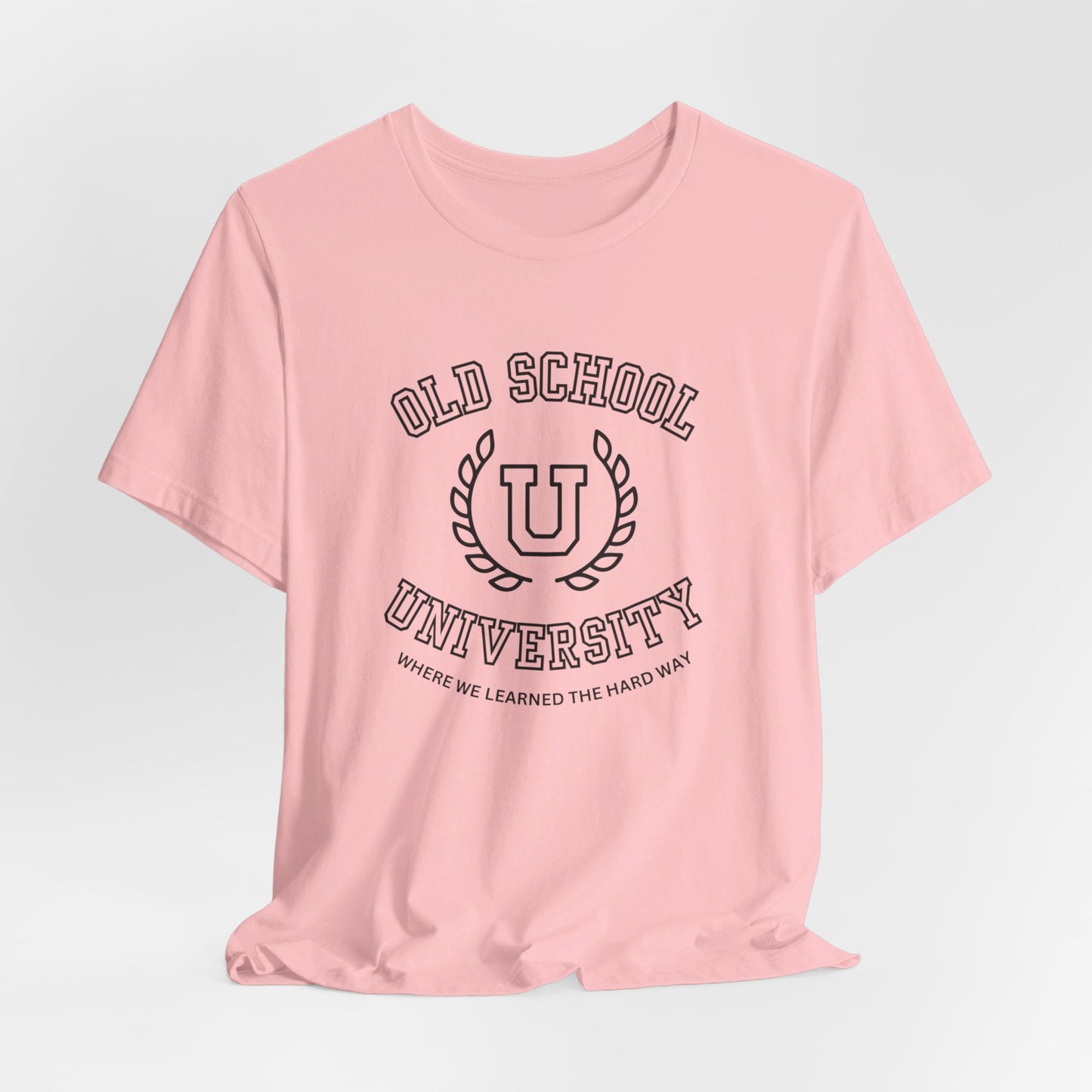 Old School University Unisex Jersey Short Sleeve Tee