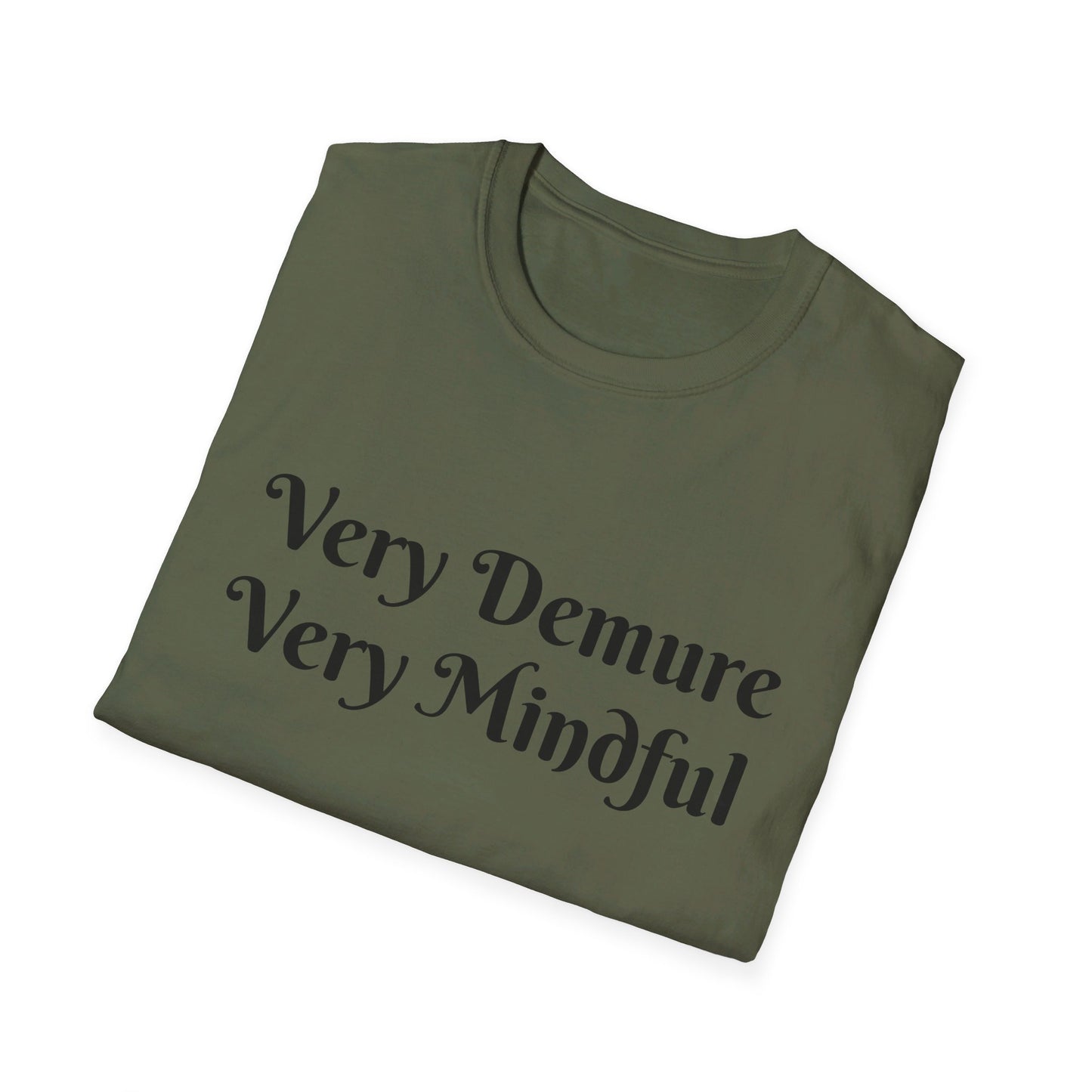 Very Demure Very Mindful Unisex Softstyle T-Shirt