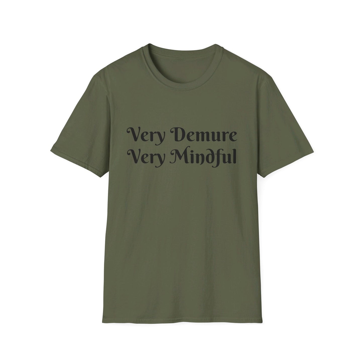 Very Demure Very Mindful Unisex Softstyle T-Shirt