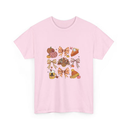 Coquette Thanksgiving Unisex Tee, Retro Holiday Shirt