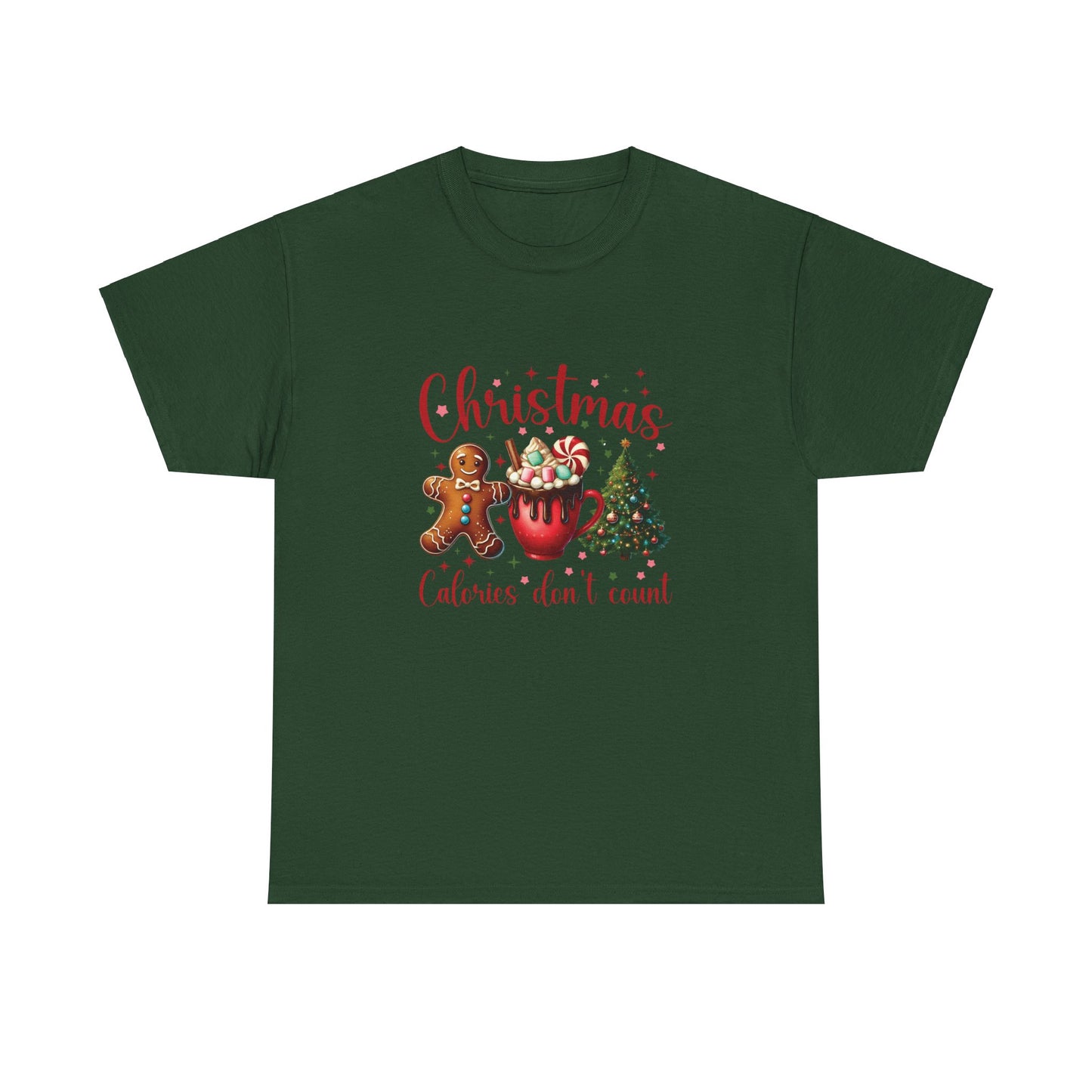 Gingerbread Christmas Calories Don't Count Unisex Tee