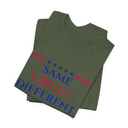 Same Circus Different Clown USA Unisex Jersey Short Sleeve Tee