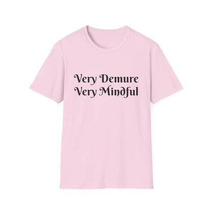 Very Demure Very Mindful Unisex Softstyle T-Shirt