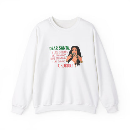 Cardi B Christmas Funny Sweatshirt