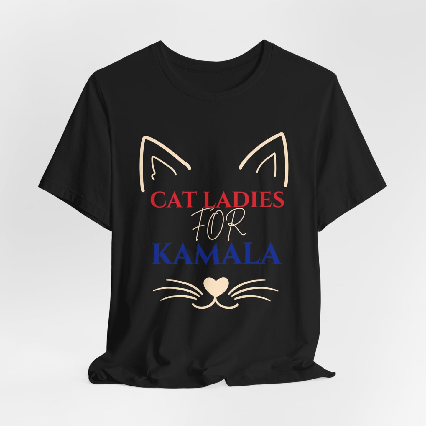 Cat Ladies for Kamala Unisex Jersey Short Sleeve Tee