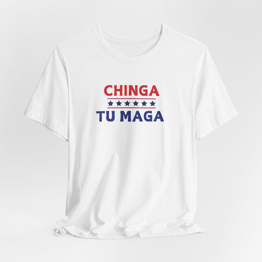 CHINGA TU MAGA Unisex Jersey Short Sleeve Tee