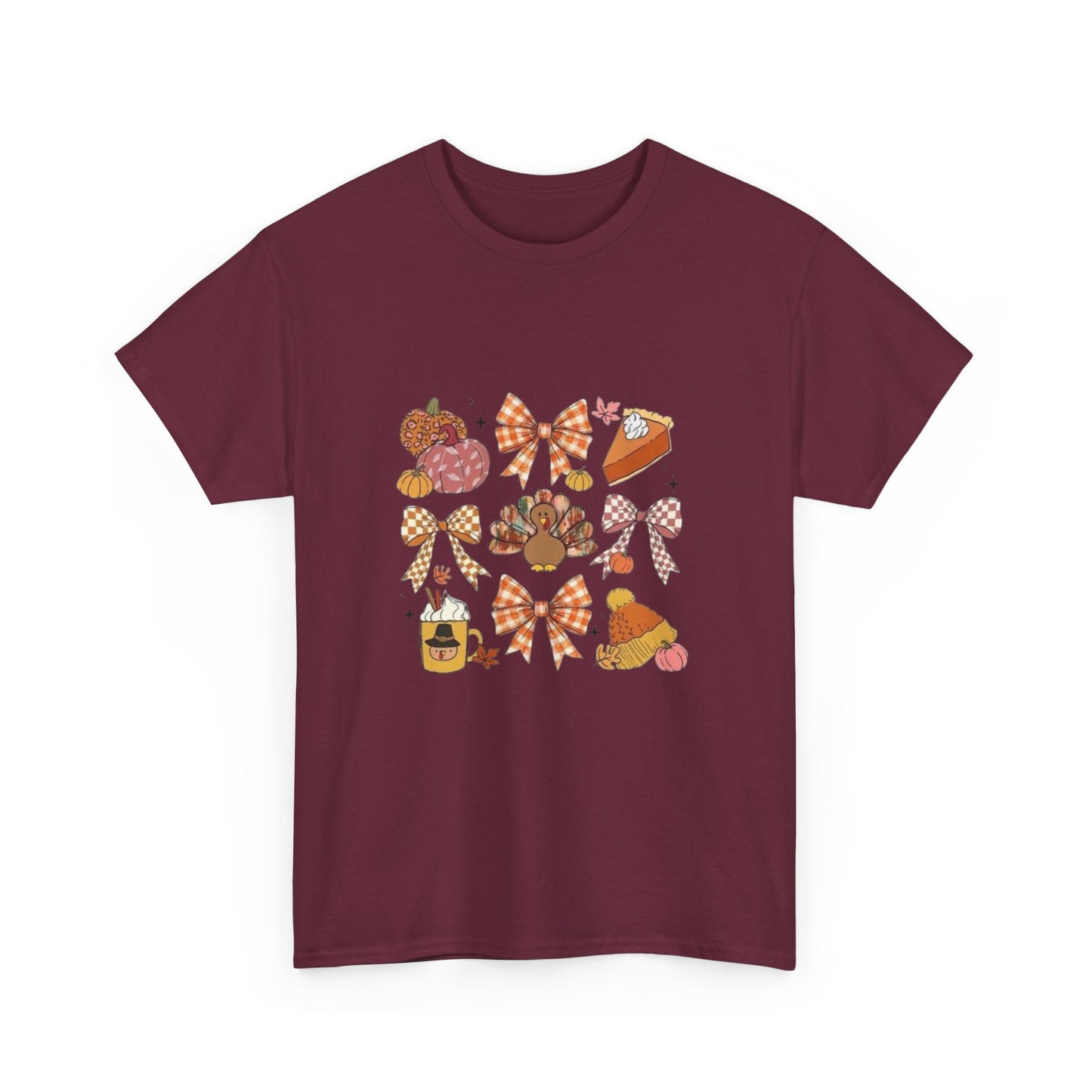 Coquette Thanksgiving Unisex Tee, Retro Holiday Shirt