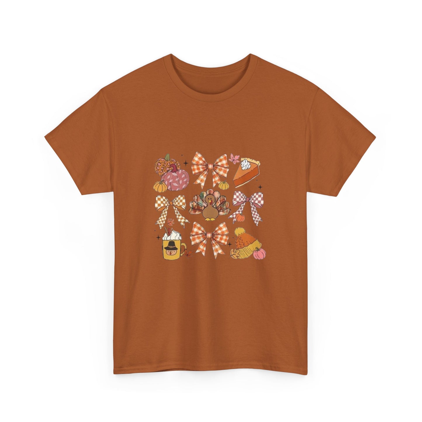 Coquette Thanksgiving Unisex Tee, Retro Holiday Shirt