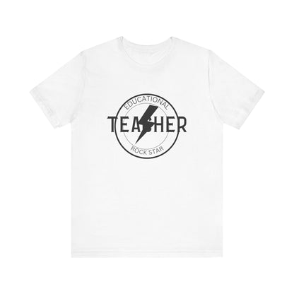 Educational Rock Star Teacher T-Shirt