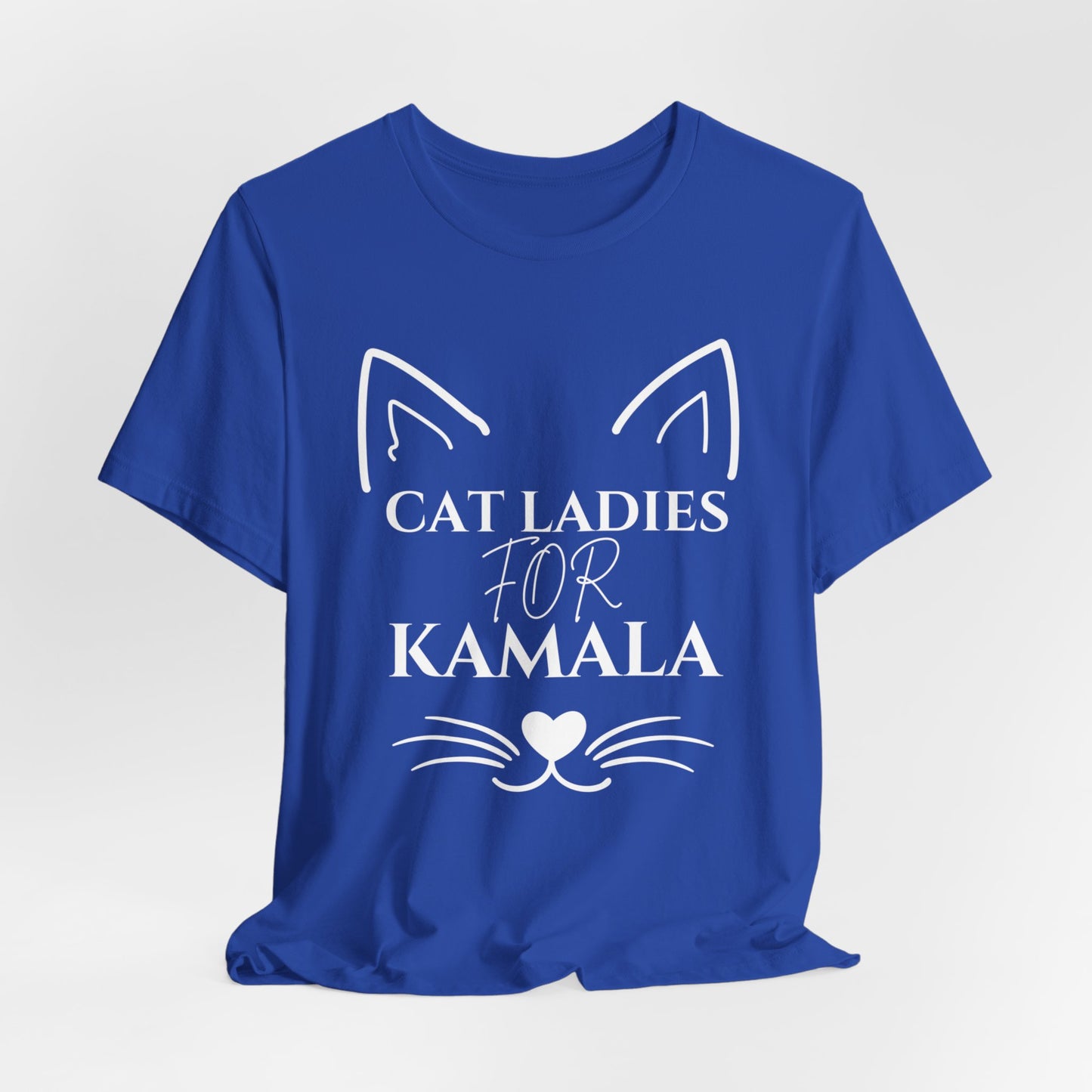 Cat Ladies for Kamala Unisex Jersey Short Sleeve Tee