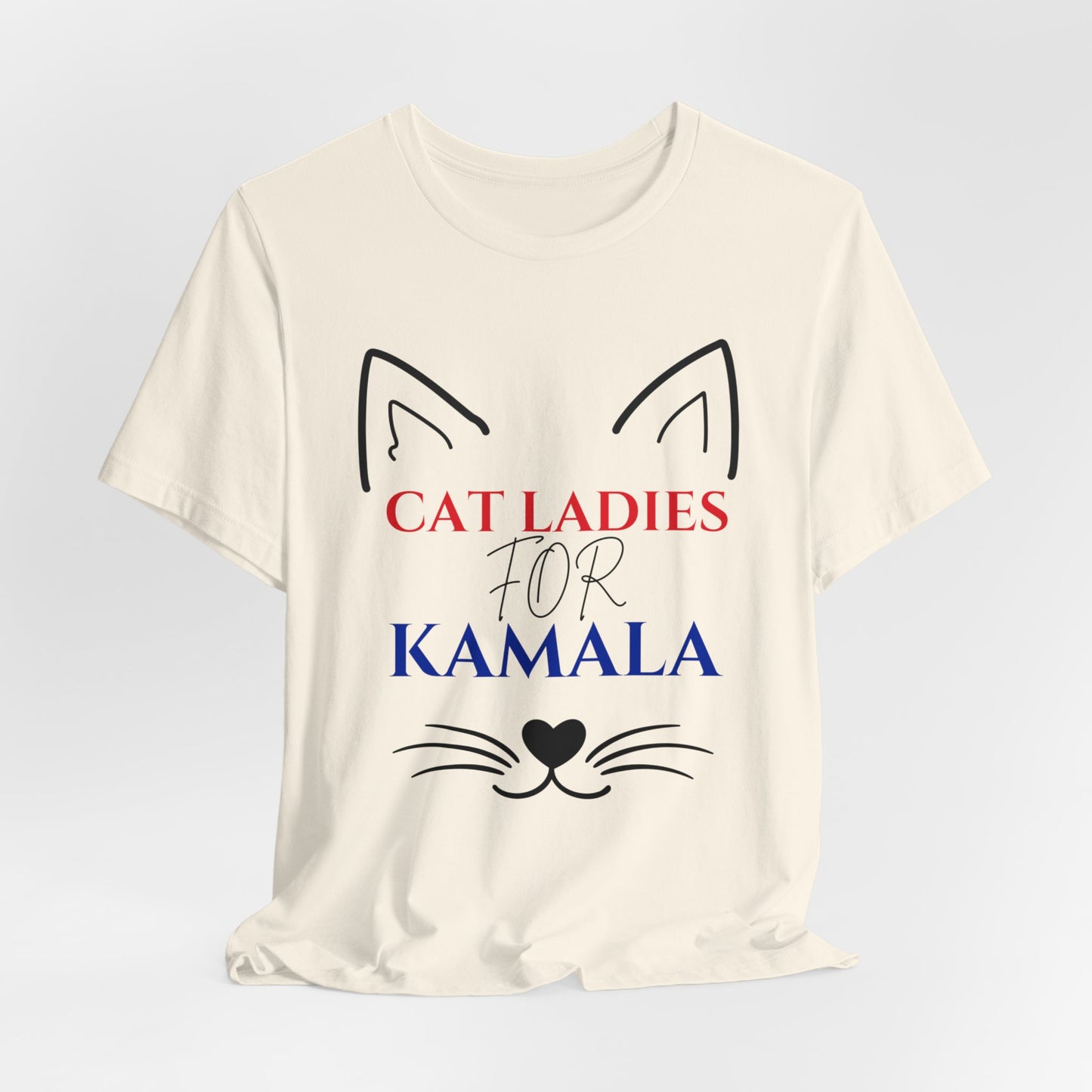 Cat Ladies for Kamala Unisex Jersey Short Sleeve Tee