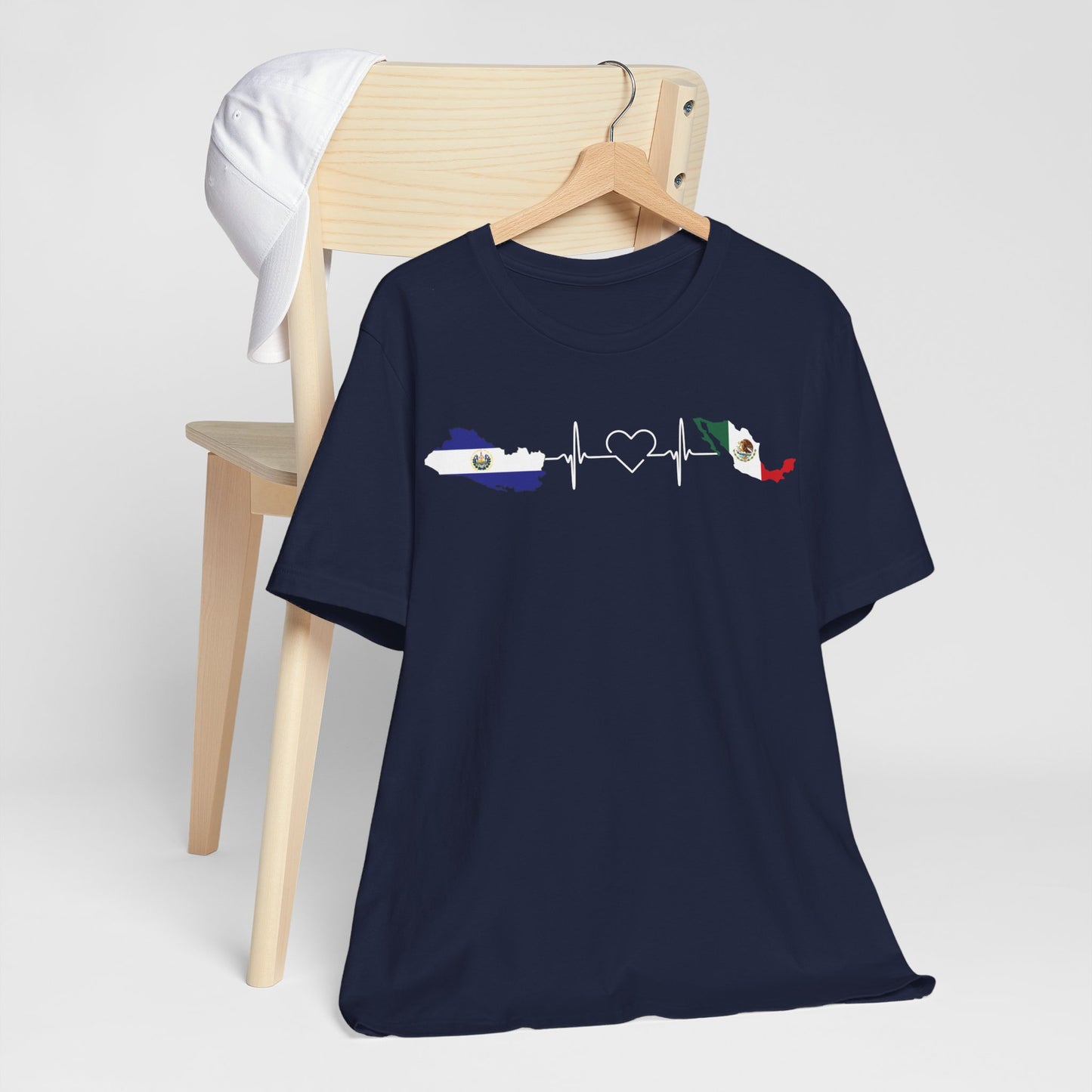 Heritage Heartbeat Tee: El Salvador & Mexico