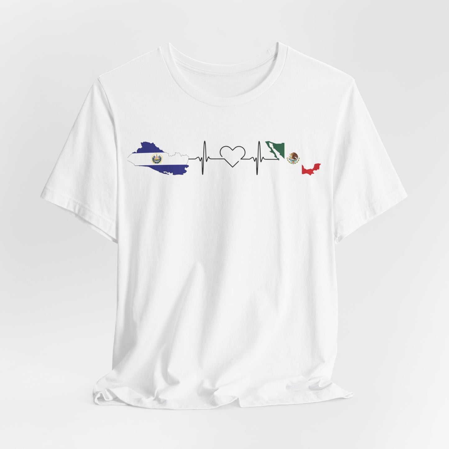 Heritage Heartbeat Tee: El Salvador & Mexico