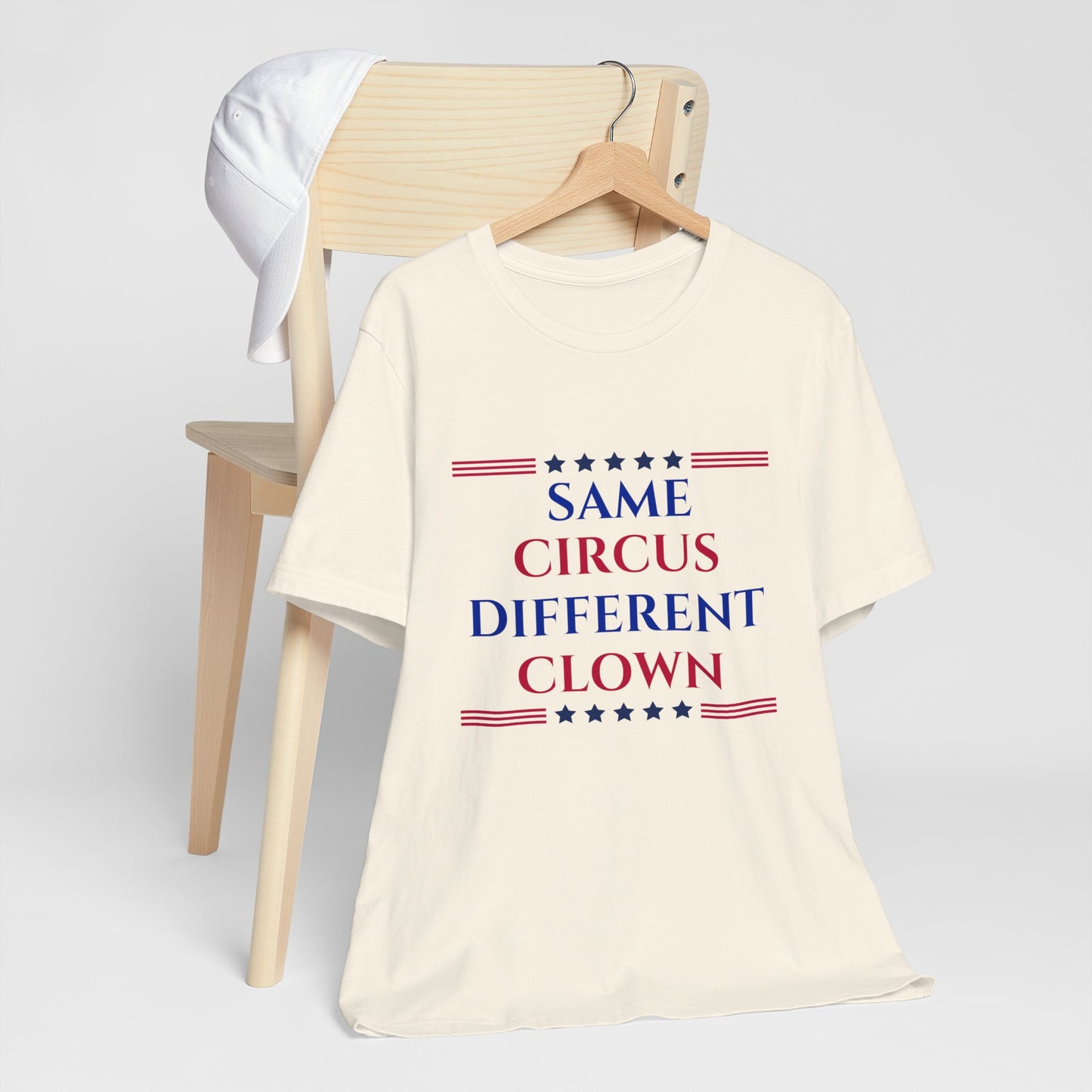 Same Circus Different Clown USA Unisex Jersey Short Sleeve Tee