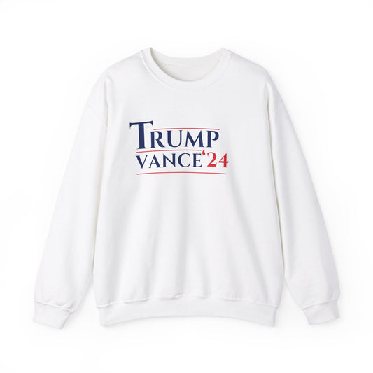 TRUMP VANCE 2024 Presidential Election Unisex Heavy Blend Crewneck Sweatshirt