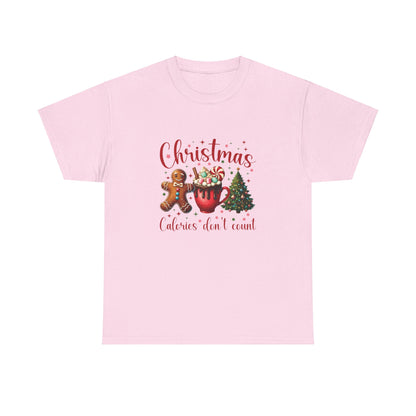 Gingerbread Christmas Calories Don't Count Unisex Tee