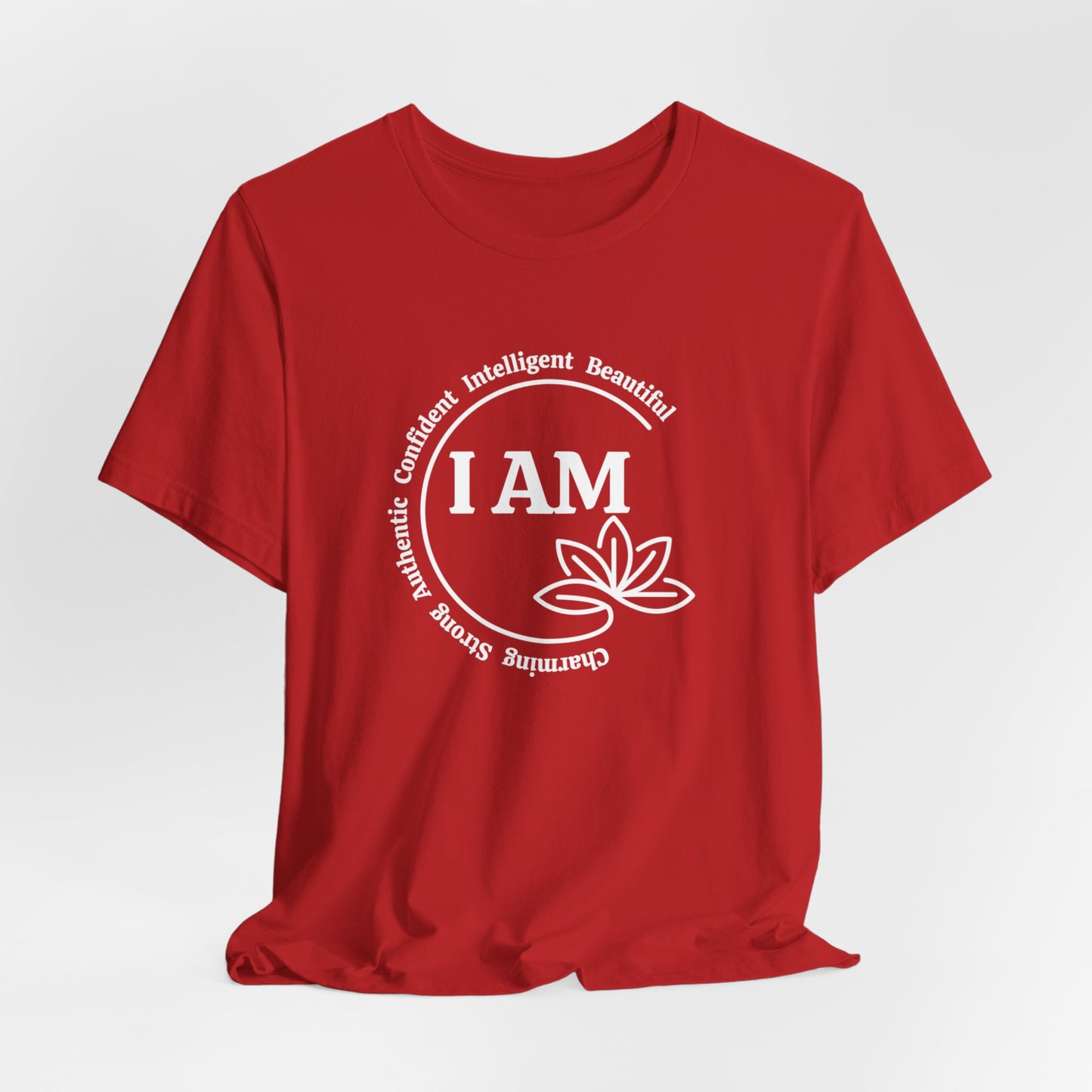 I AM Charming, Strong, Authentic, Confident, Intelligent, Beautiful Short Sleeve Shirt