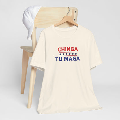 CHINGA TU MAGA Unisex Jersey Short Sleeve Tee