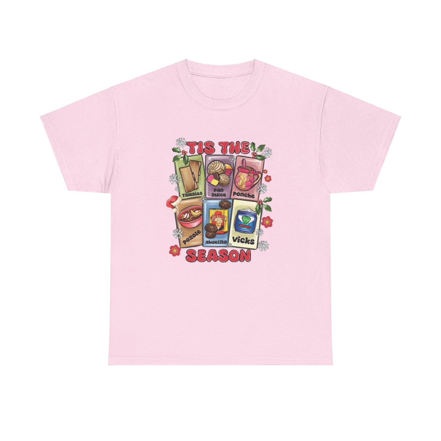 Mexican Christmas Loteria Unisex Heavy Cotton Tee