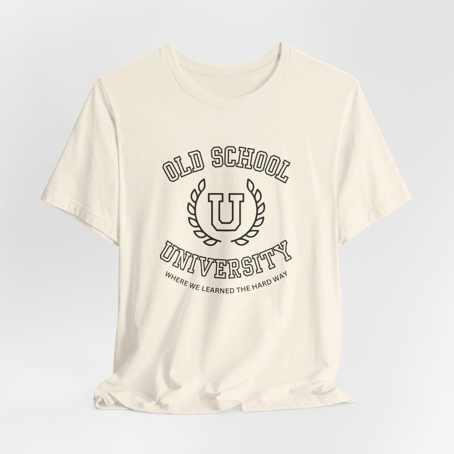 Old School University Unisex Jersey Short Sleeve Tee