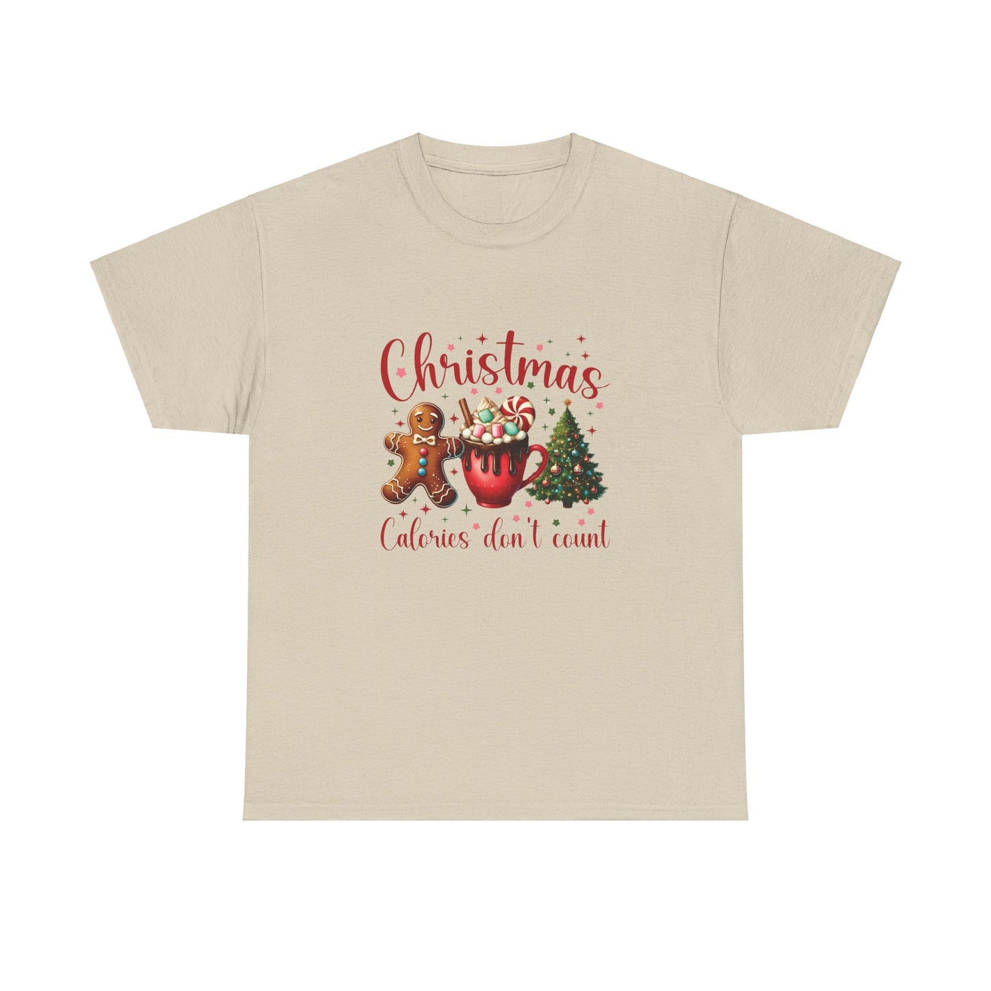 Gingerbread Christmas Calories Don't Count Unisex Tee