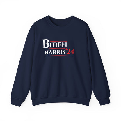 Biden Harris '24 Presidential Election Unisex Heavy Blend Crewneck Sweatshirt